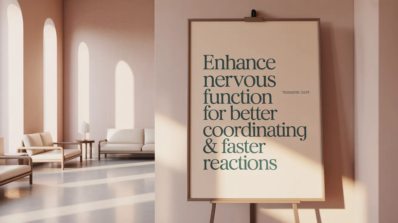 Enhance Nervous System Function for Better Coordination & Faster Reactions