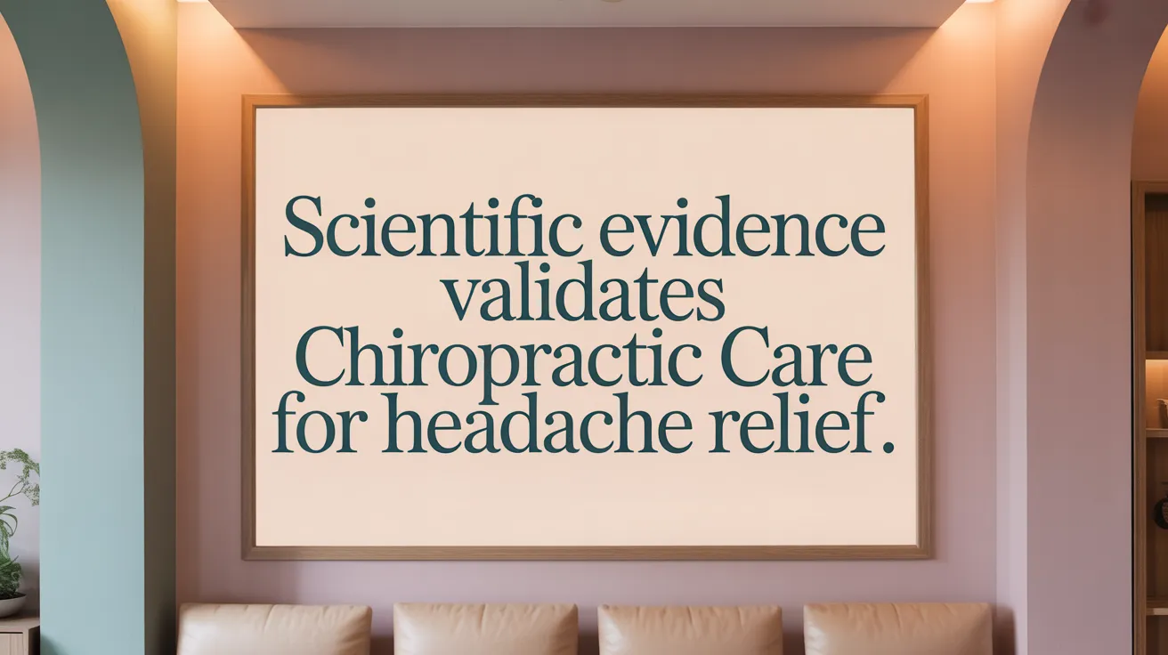 Scientific Evidence Validates Chiropractic Care for Headache Relief
