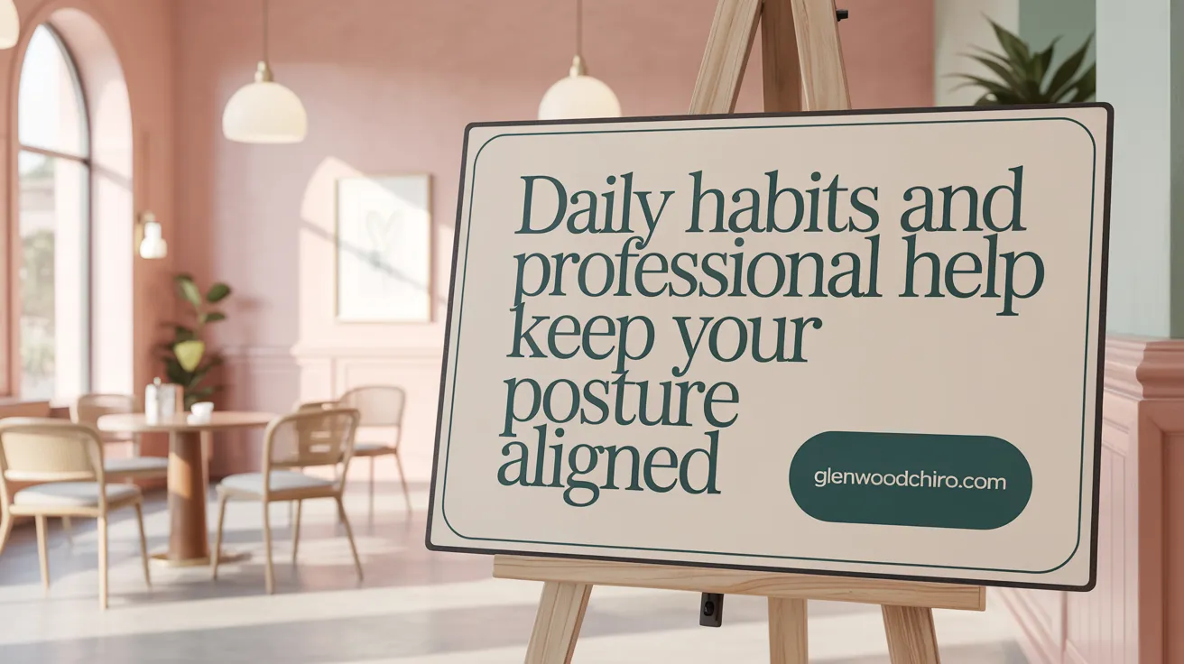 Daily Habits and Professional Help Keep Your Posture Aligned