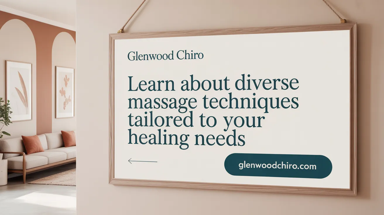 Learn about diverse massage techniques tailored to your healing needs