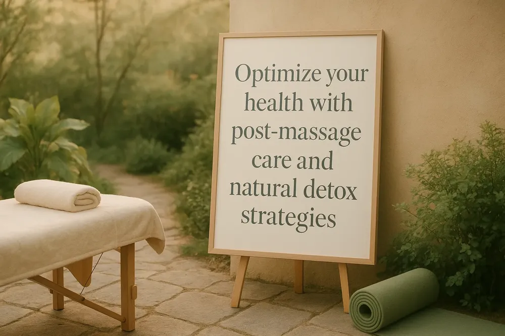 Optimize your health with post-massage care and natural detox strategies.