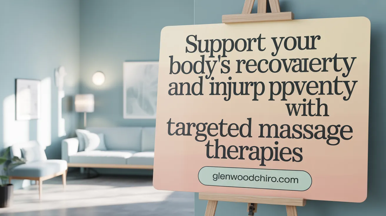 Support your body's recovery and injury prevention with targeted massage therapies