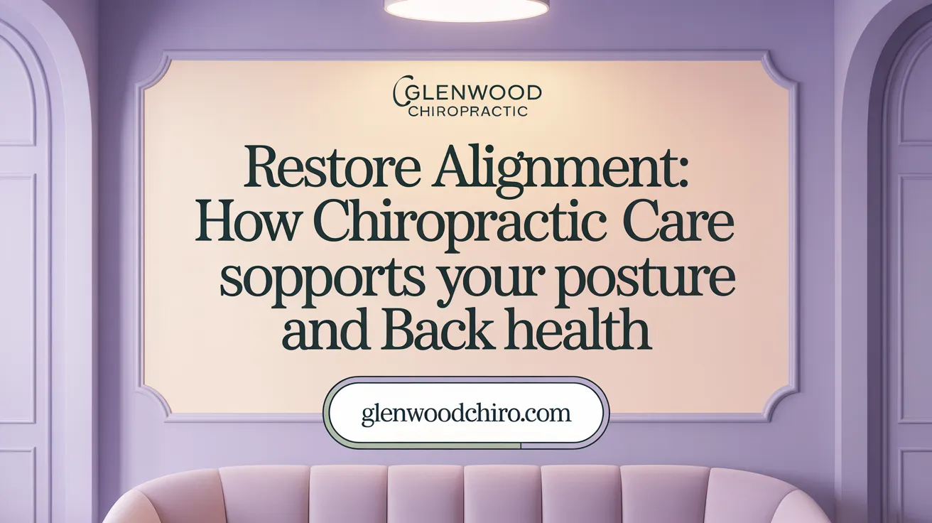 Restore Alignment: How Chiropractic Care Supports Your Posture and Back Health