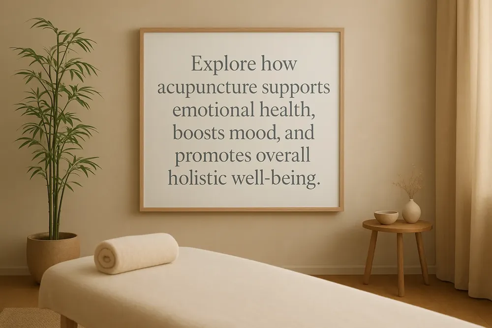 Explore how acupuncture supports emotional health, boosts mood, and promotes overall holistic well-being.