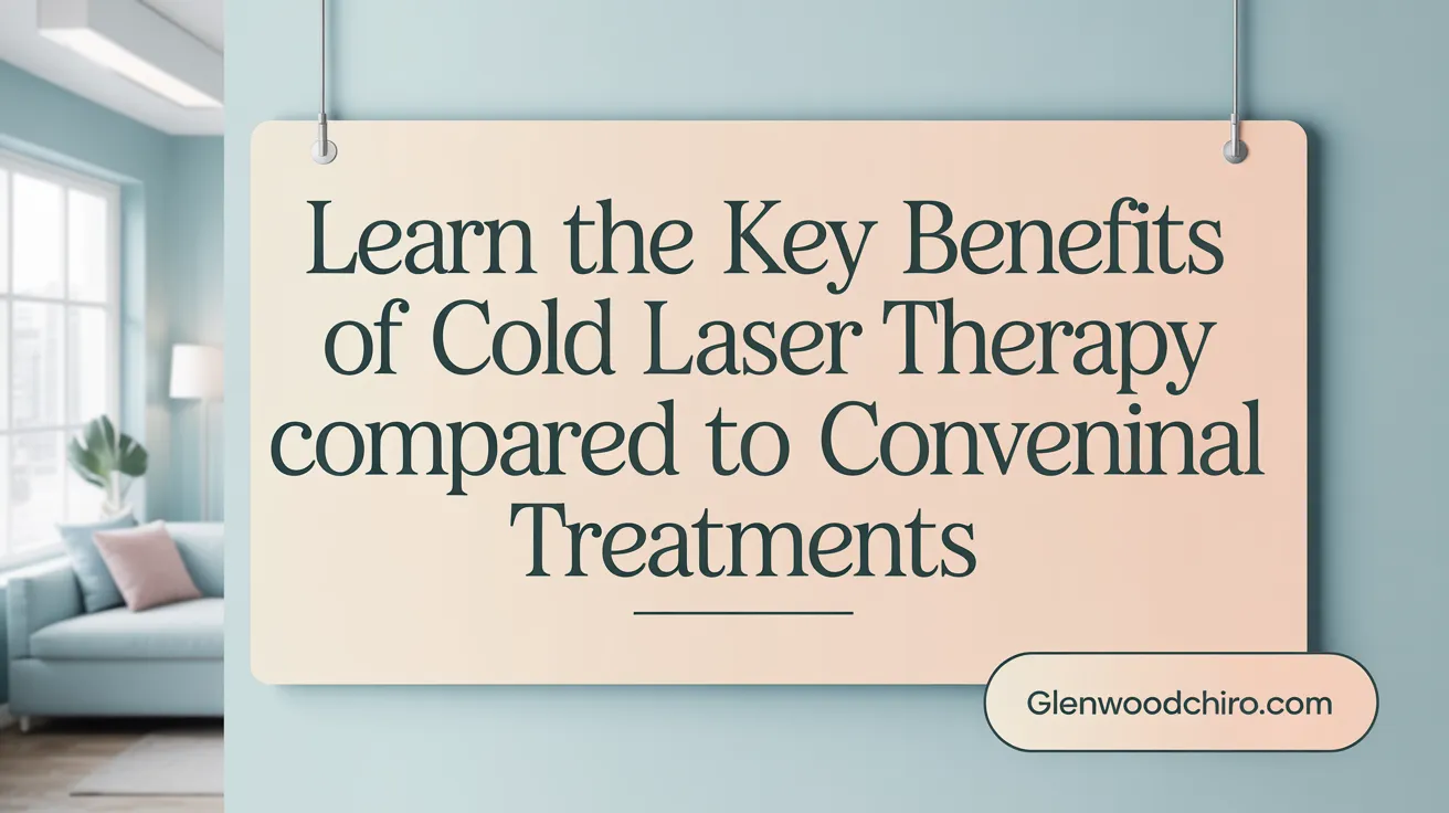 Learn the Key Benefits of Cold Laser Therapy Compared to Conventional Treatments