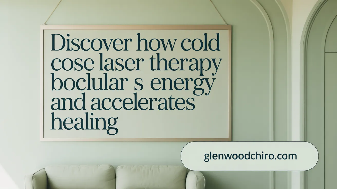 Discover How Cold Laser Therapy Boosts Cellular Energy and Accelerates Healing