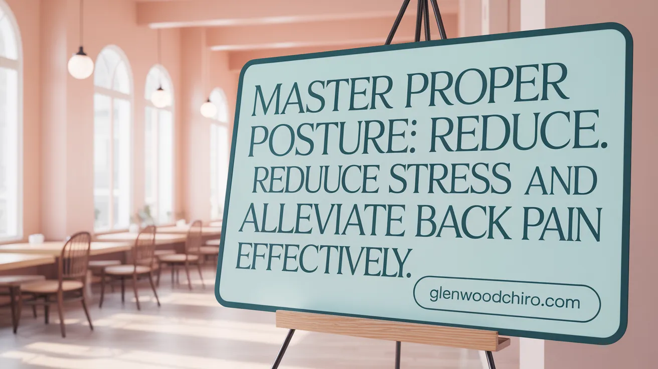 Master Proper Posture: Reduce Stress and Alleviate Back Pain Effectively