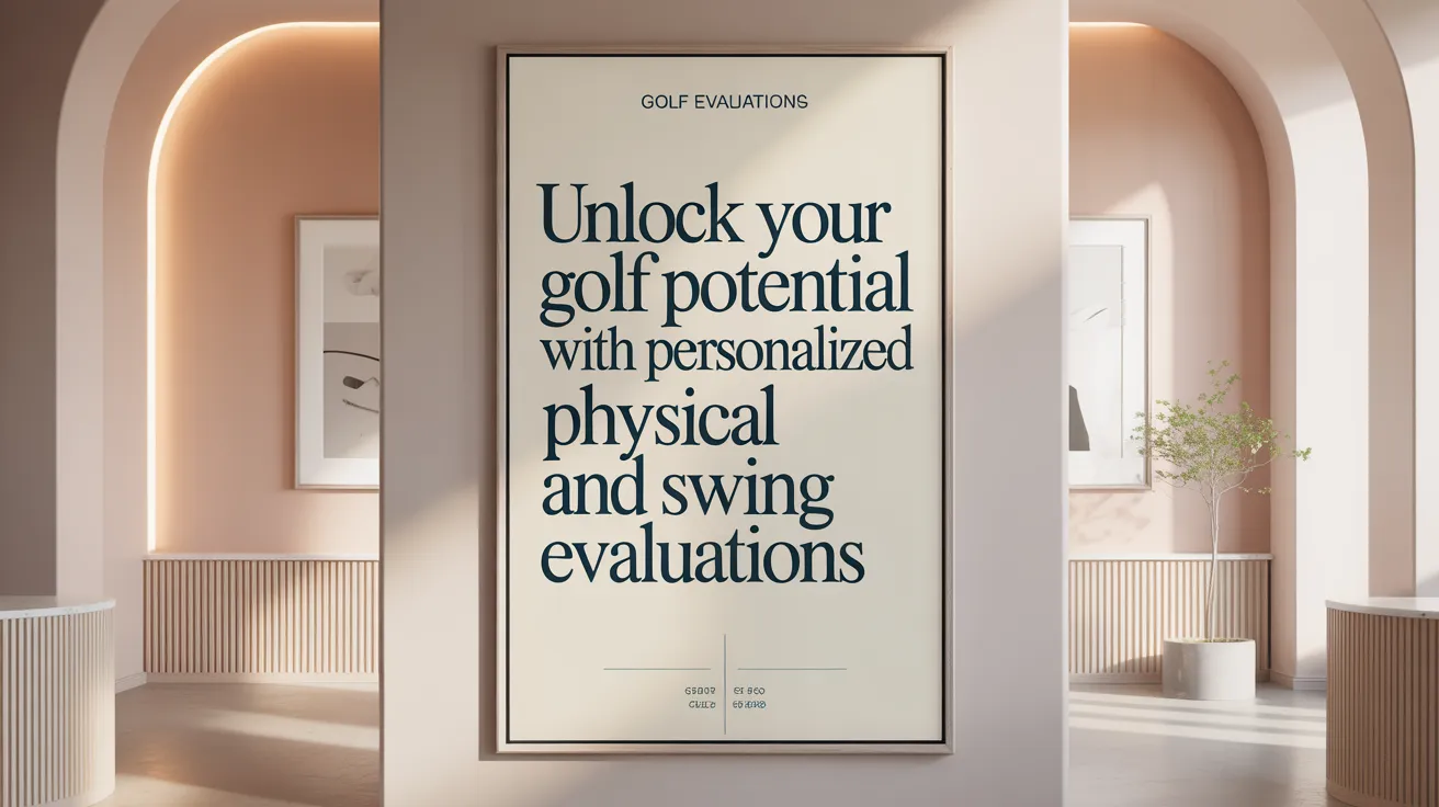 Unlock Your Golf Potential with Personalized Physical and Swing Evaluations