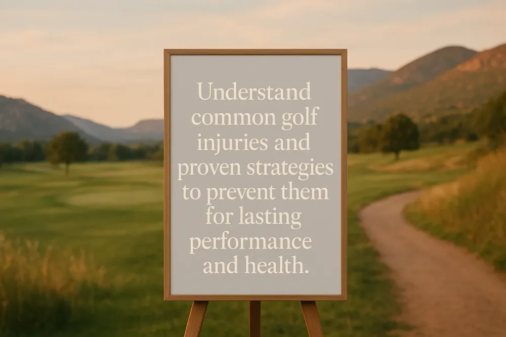 Understand common golf injuries and proven strategies to prevent them for lasting performance and health.