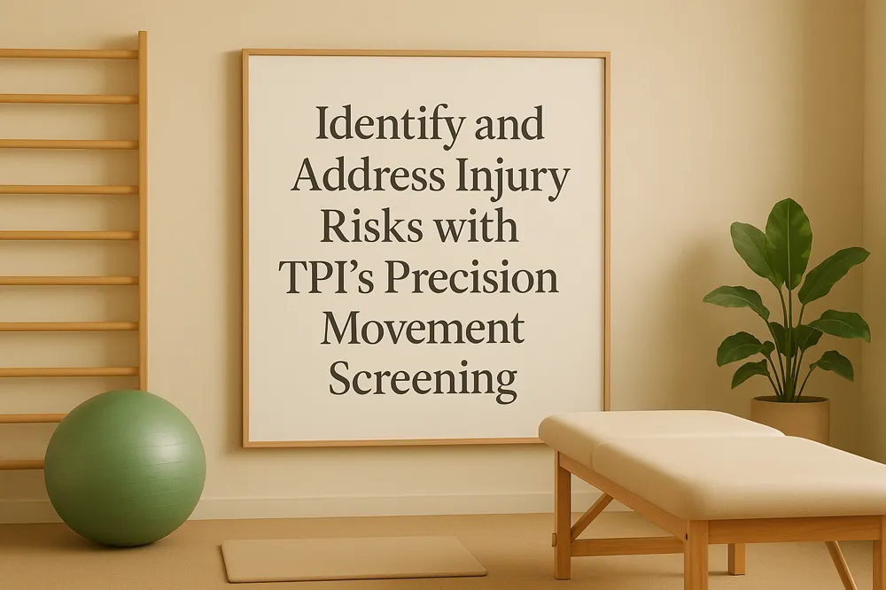 Identify and Address Injury Risks with TPI’s Precision Movement Screening
