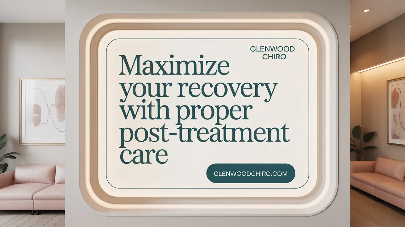 Maximize Your Recovery with Proper Post-Treatment Care