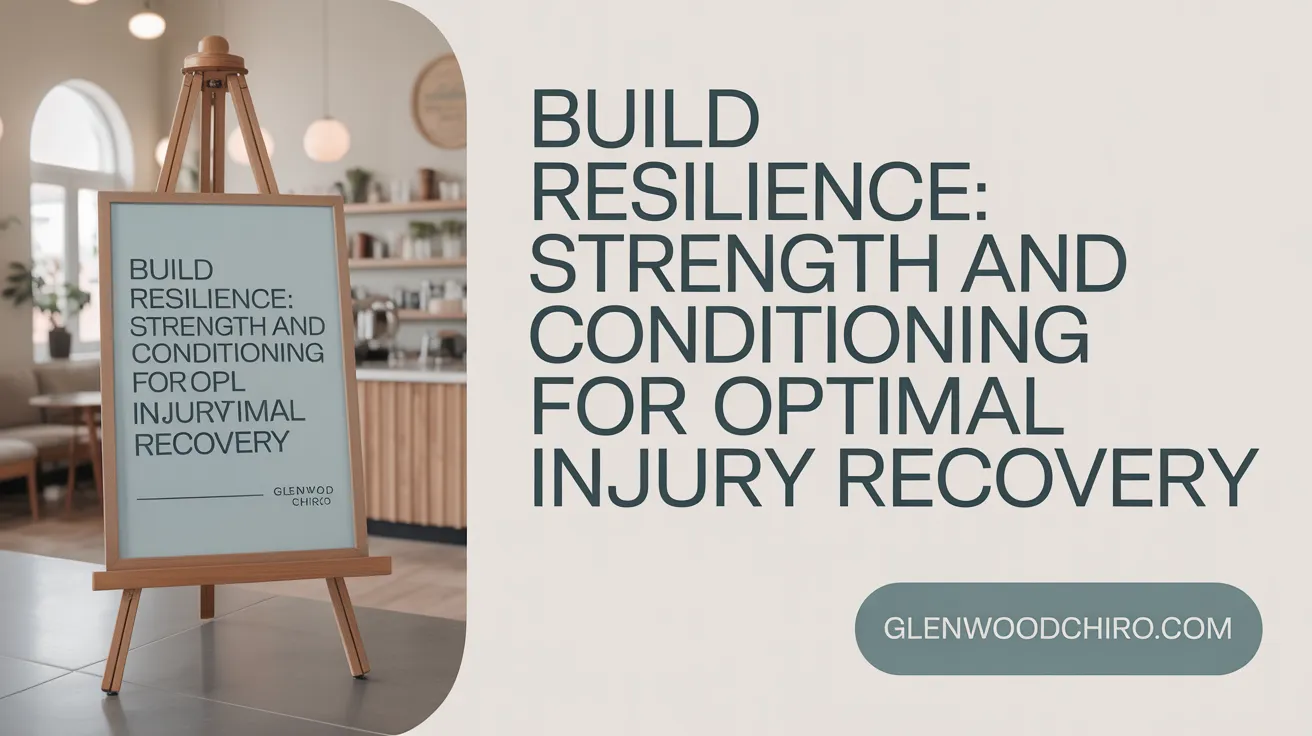 Build Resilience: Strength and Conditioning for Optimal Injury Recovery