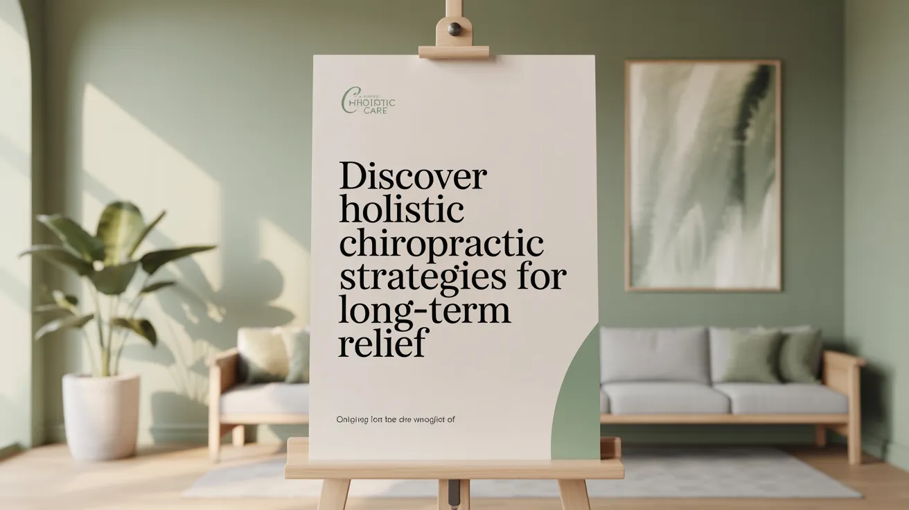 Discover Holistic Chiropractic Strategies for Long-Term Relief