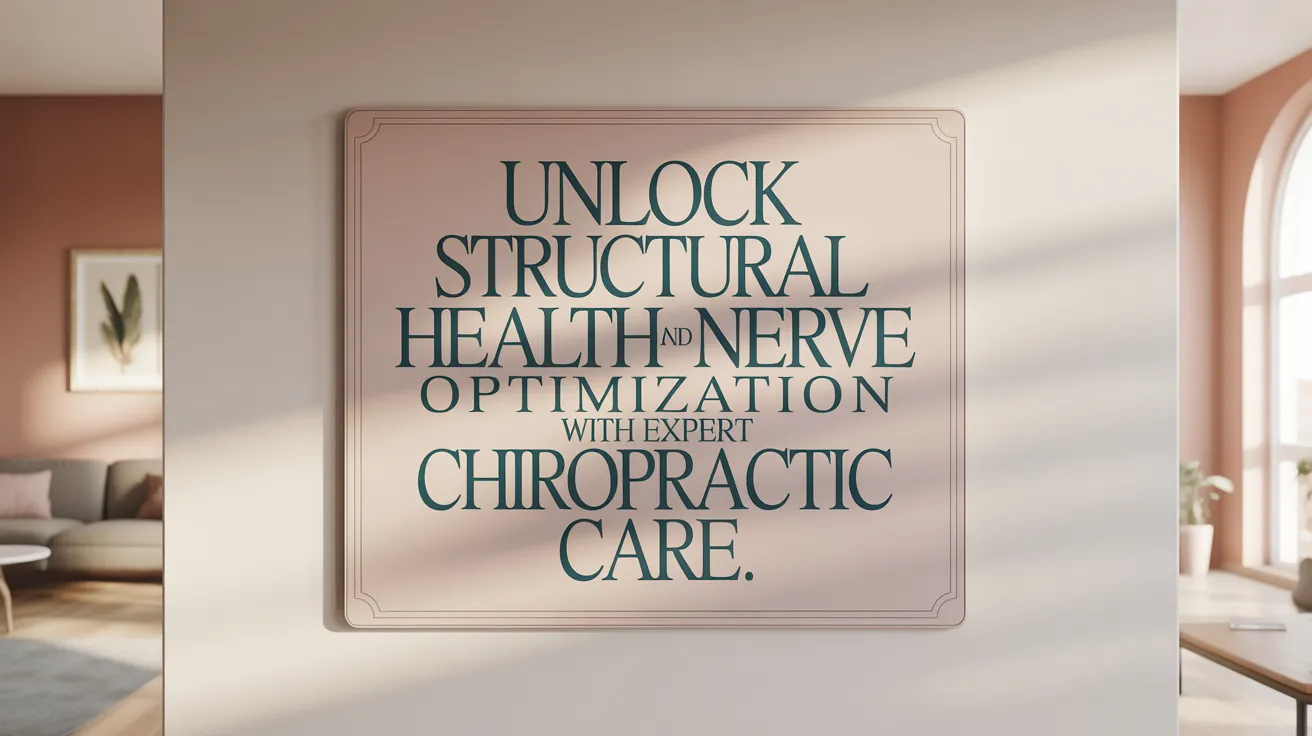 Unlock Structural Health and Nerve Optimization with Expert Chiropractic Care