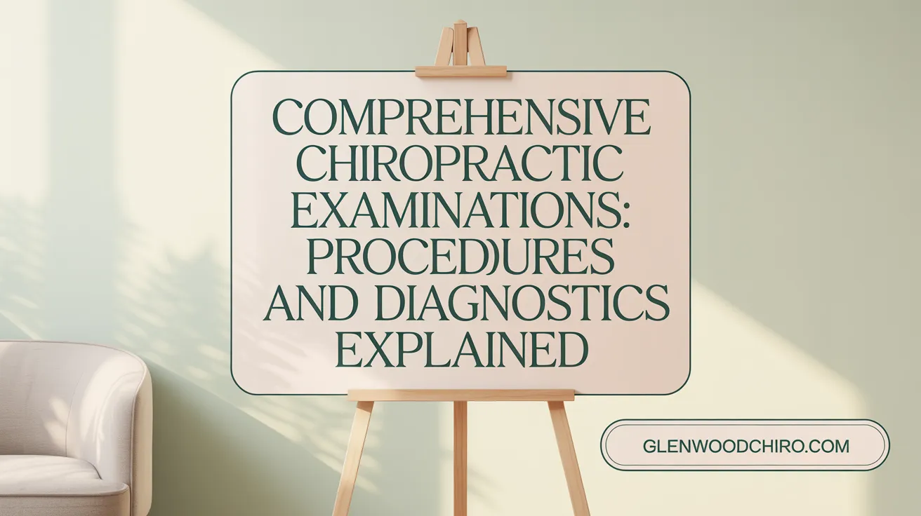 Comprehensive Chiropractic Examinations: Procedures and Diagnostics Explained