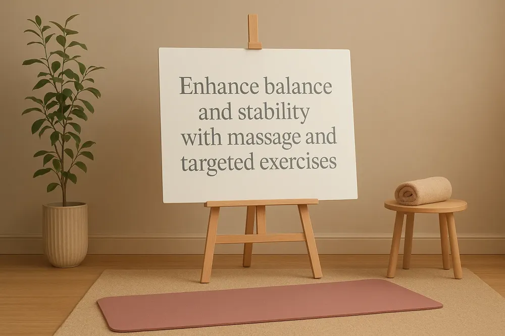 Enhance balance and stability with massage and targeted exercises.