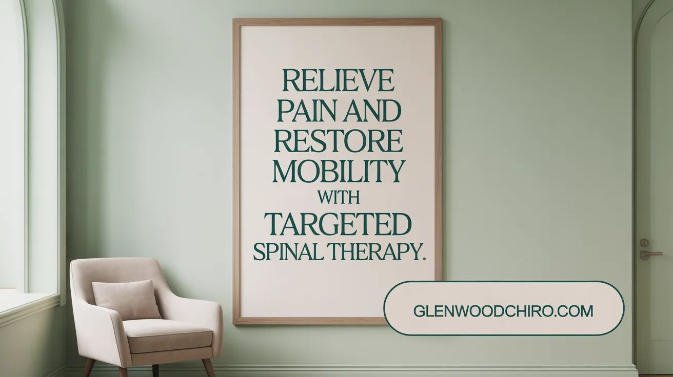 Relieve Pain and Restore Mobility with Targeted Spinal Therapy