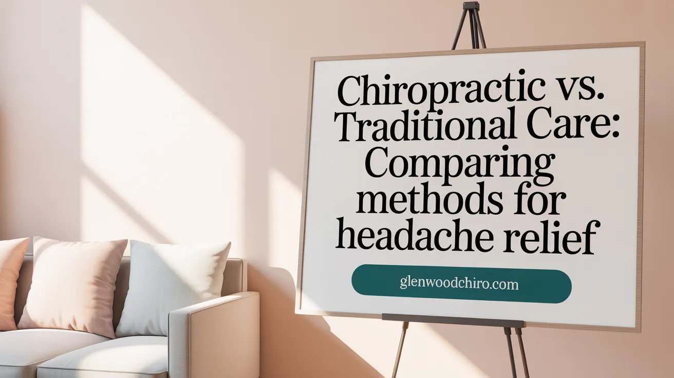 Chiropractic vs. Traditional Care: Comparing Methods for Headache Relief