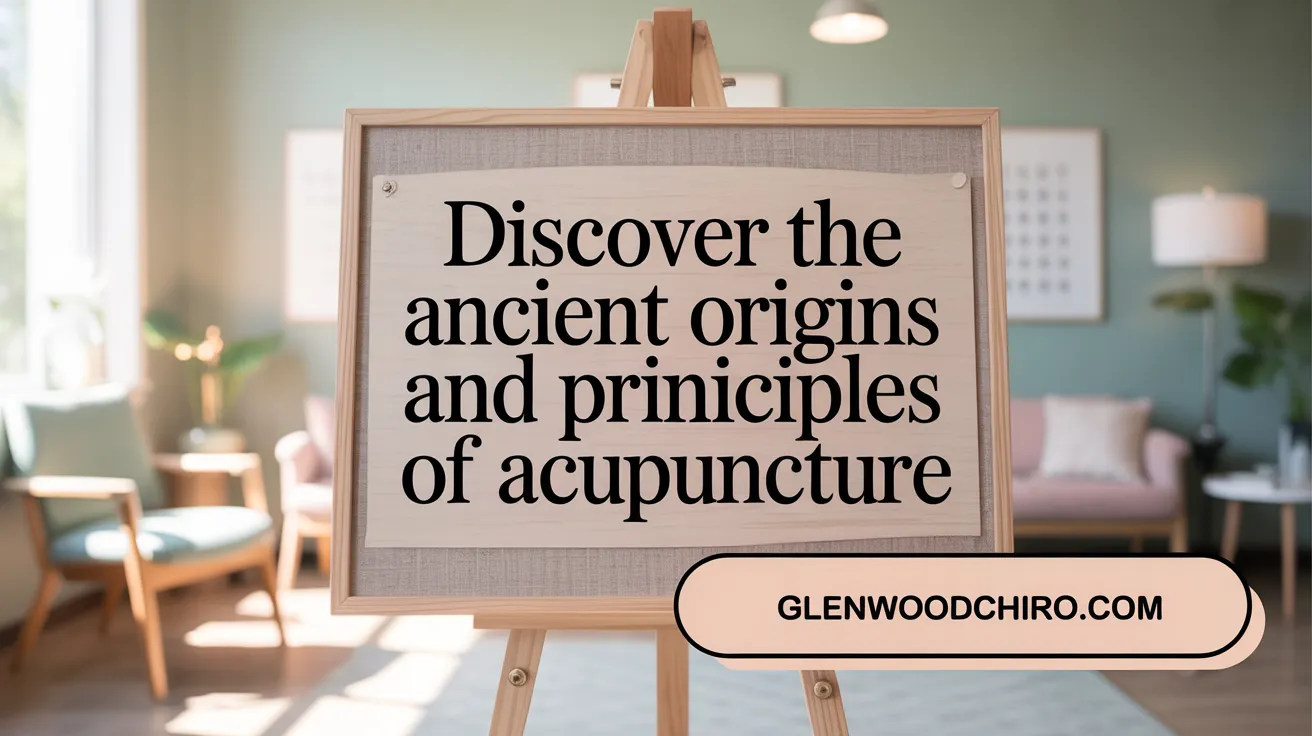 Discover the Ancient Origins and Principles of Acupuncture