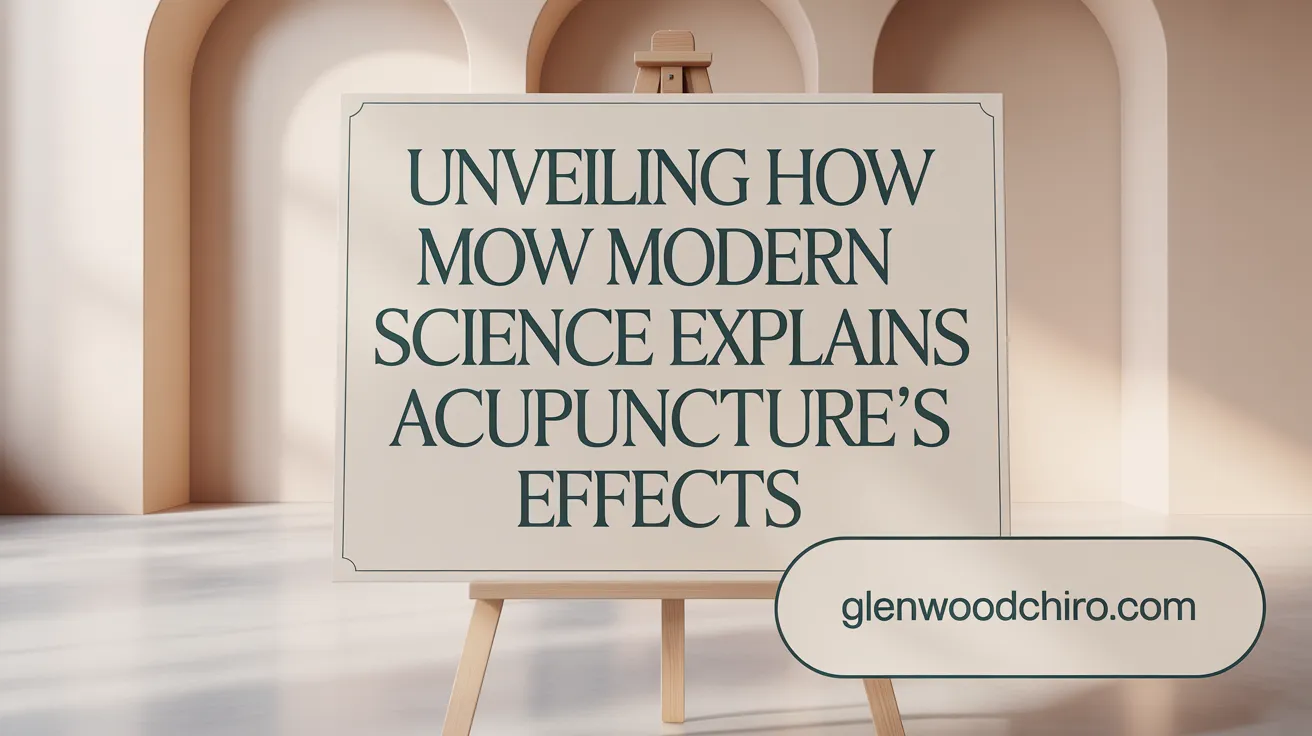 Unveiling How Modern Science Explains Acupuncture’s Effects