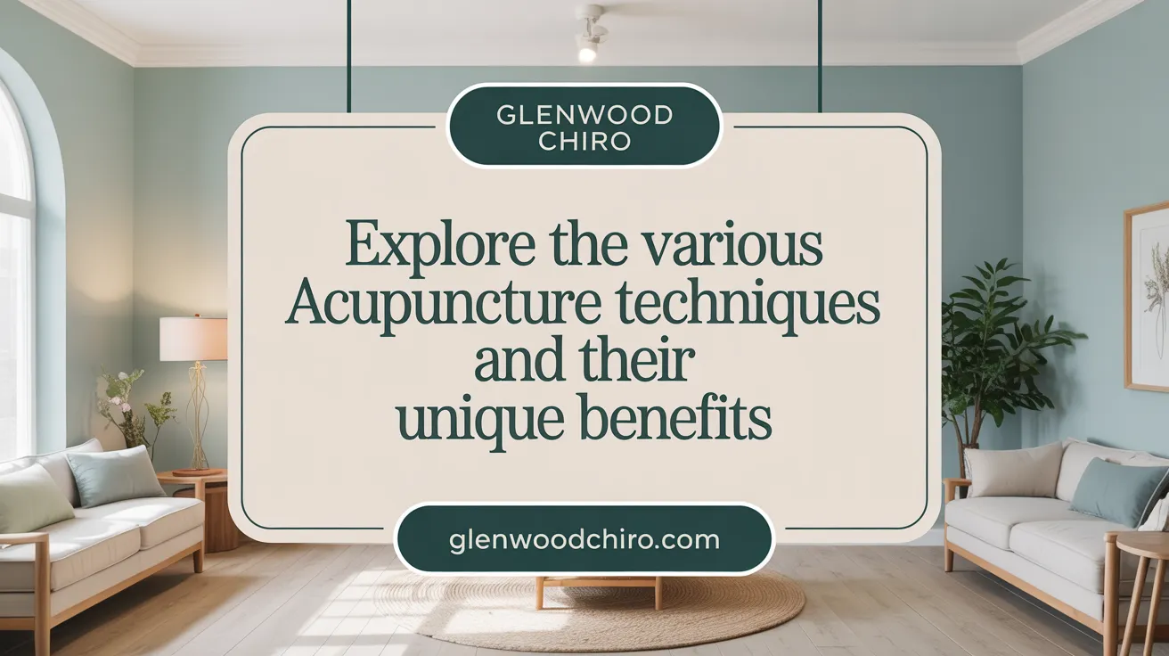 Explore the Various Acupuncture Techniques and Their Unique Benefits