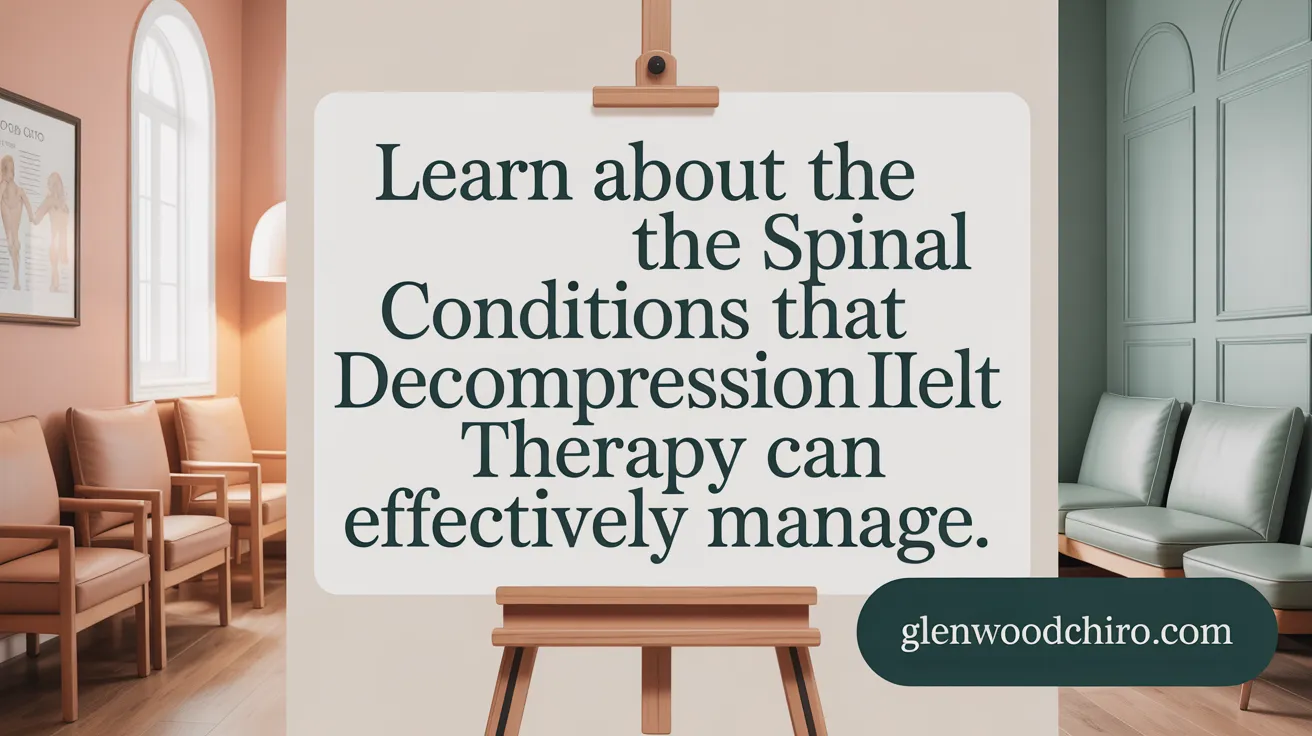 Learn about the spinal conditions that decompression therapy can effectively manage.