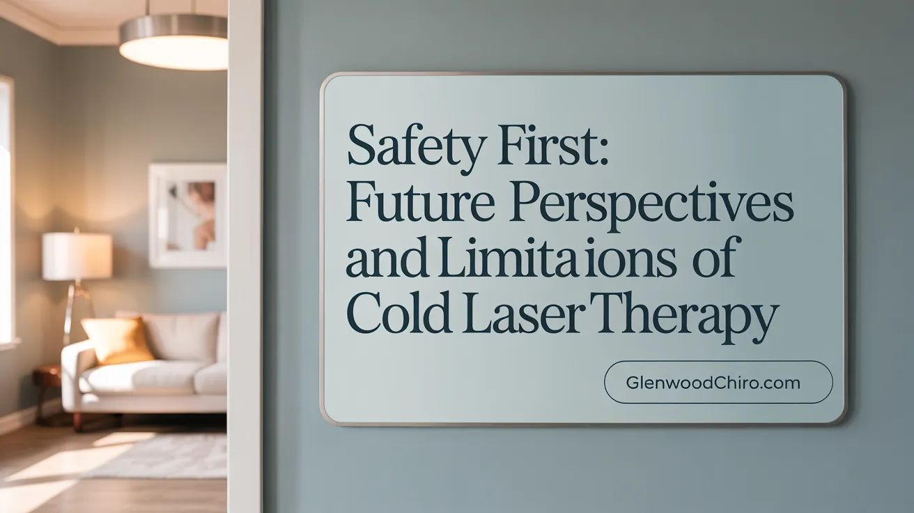 Safety First: Future Perspectives and Limitations of Cold Laser Therapy