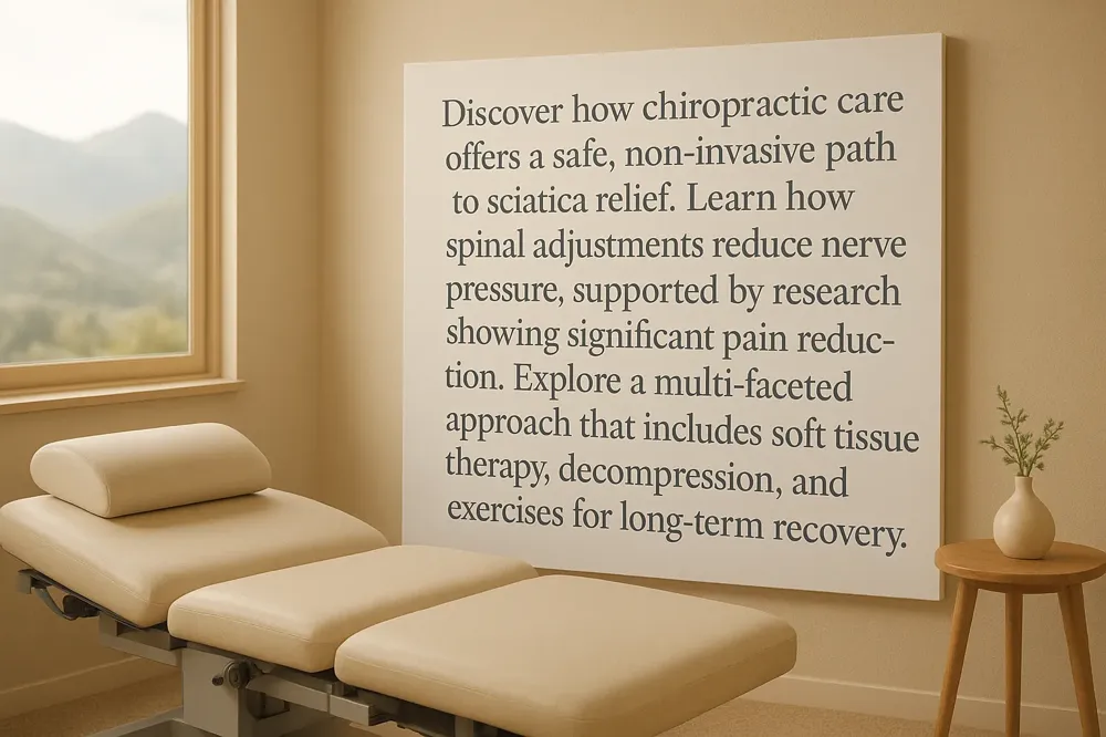 Discover how chiropractic care offers a safe, non-invasive path to sciatica relief. Learn how spinal adjustments reduce nerve pressure, supported by research showing significant pain reduction. Explore a multi-faceted approach that includes soft tissue therapy, decompression, and exercises for long-term recovery.