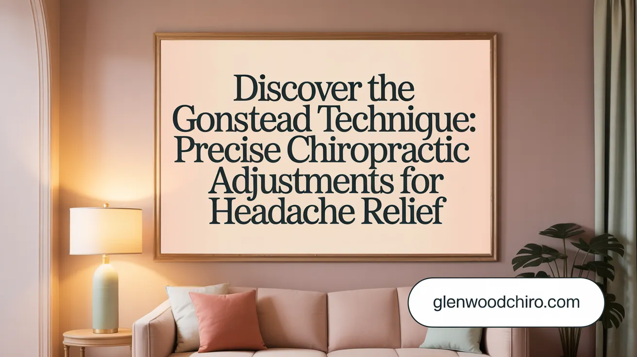 Discover the Gonstead Technique: Precise Chiropractic Adjustments for Headache Relief