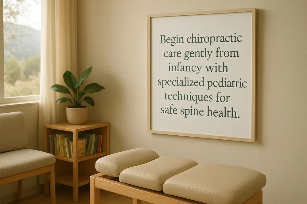 Begin chiropractic care gently from infancy with specialized pediatric techniques for safe spine health.