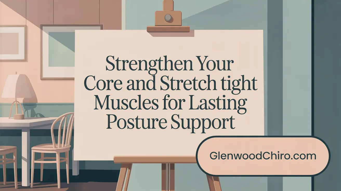 Strengthen Your Core and Stretch Tight Muscles for Lasting Posture Support