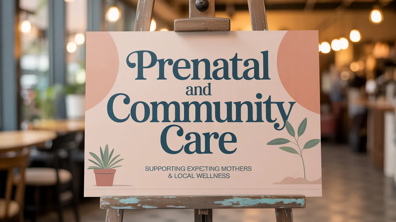 Prenatal and Community Care: Supporting Expecting Mothers & Local Wellness