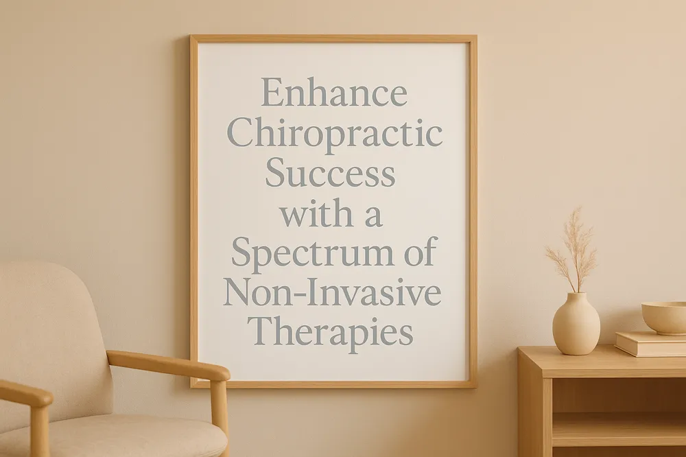 Enhance Chiropractic Success with a Spectrum of Non-Invasive Therapies