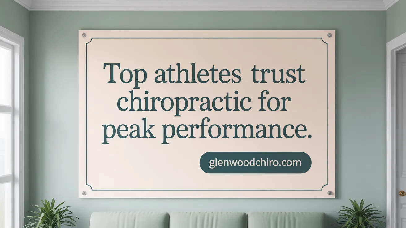Top Athletes Trust Chiropractic for Peak Performance