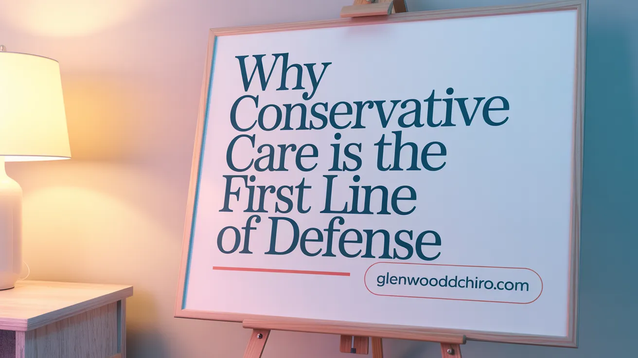 Why Conservative Care is the First Line of Defense