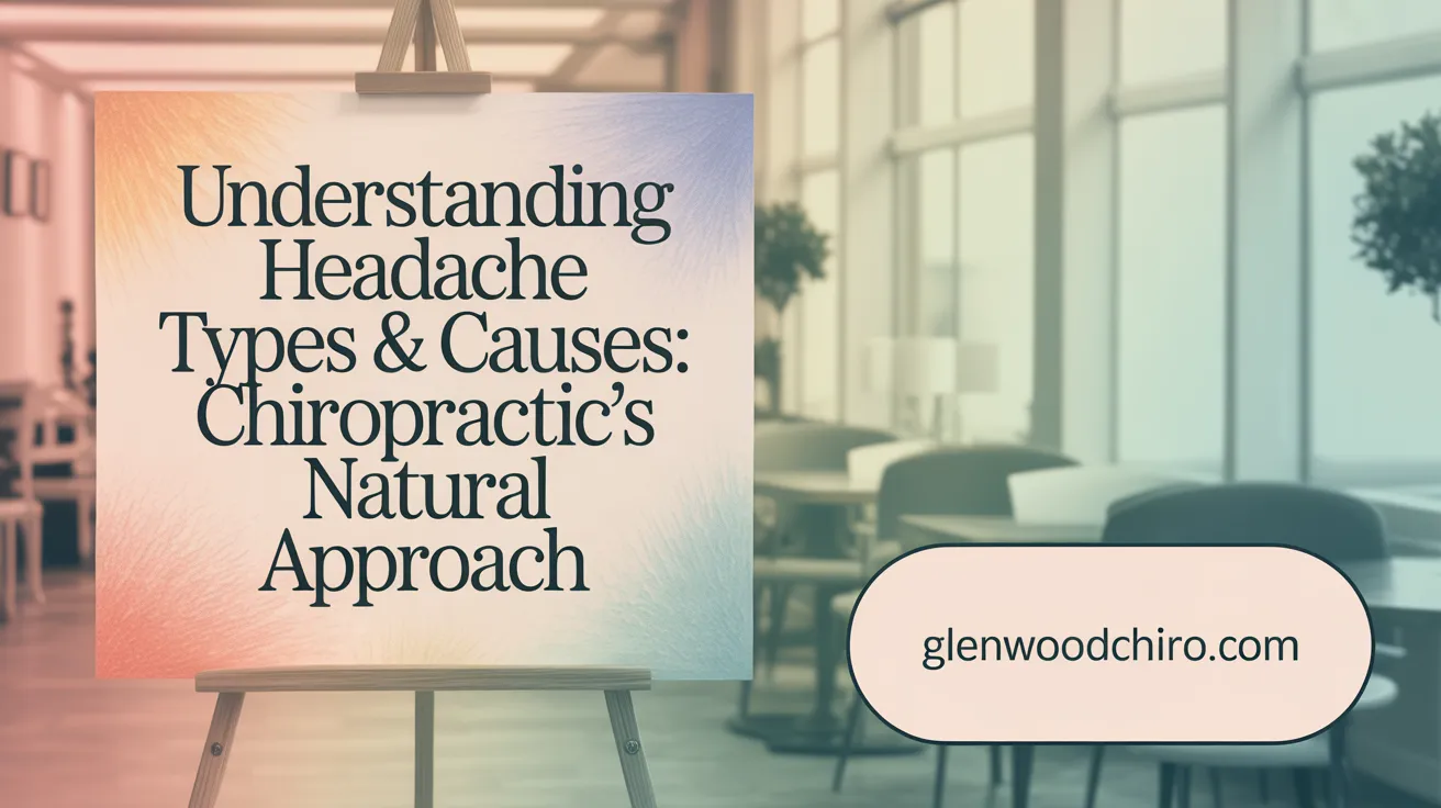Understanding Headache Types & Causes: Chiropractic's Natural Approach