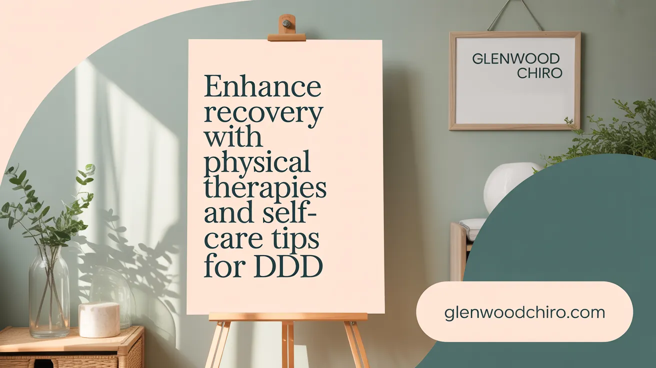 Enhance Recovery with Physical Therapies and Self-Care Tips for DDD