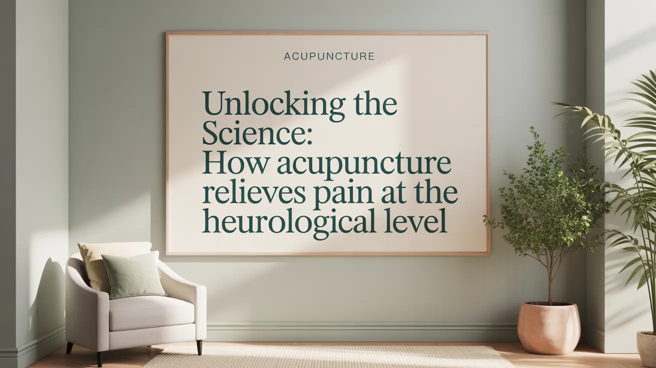 Unlocking the Science: How Acupuncture Relieves Pain at the Neurological Level
