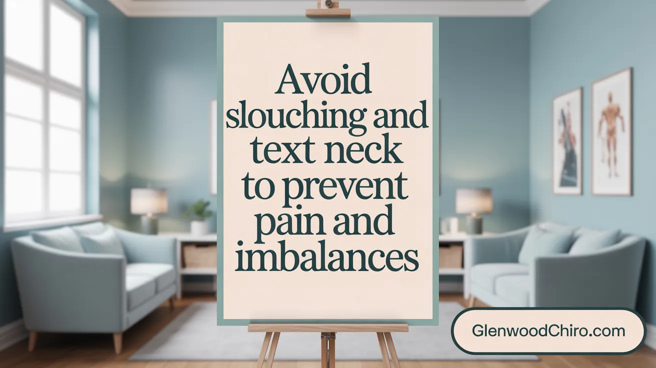 Avoid Slouching and Text Neck to Prevent Pain and Imbalances