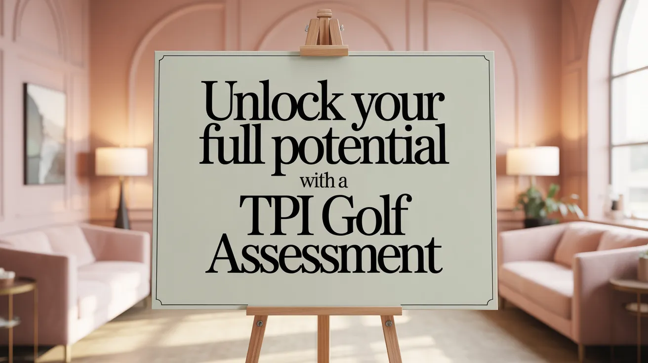 Unlock Your Full Potential with a TPI Golf Assessment