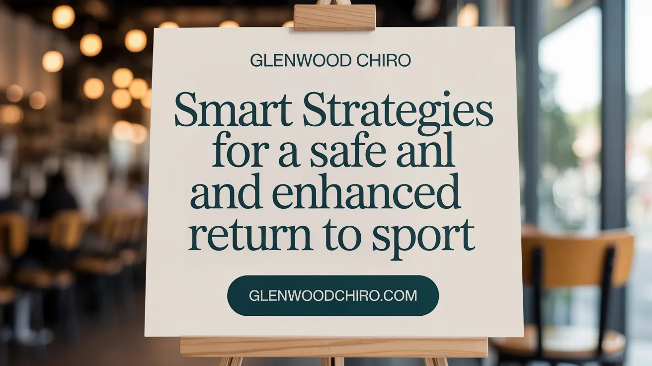 Smart Strategies for a Safe and Enhanced Return to Sport