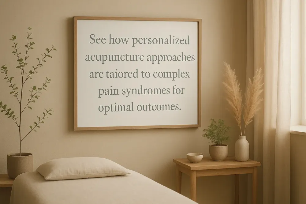 See how personalized acupuncture approaches are tailored to complex pain syndromes for optimal outcomes.