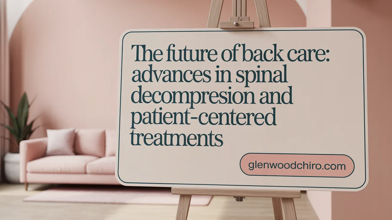 The Future of Back Care: Advances in Spinal Decompression and Patient-Centered Treatments