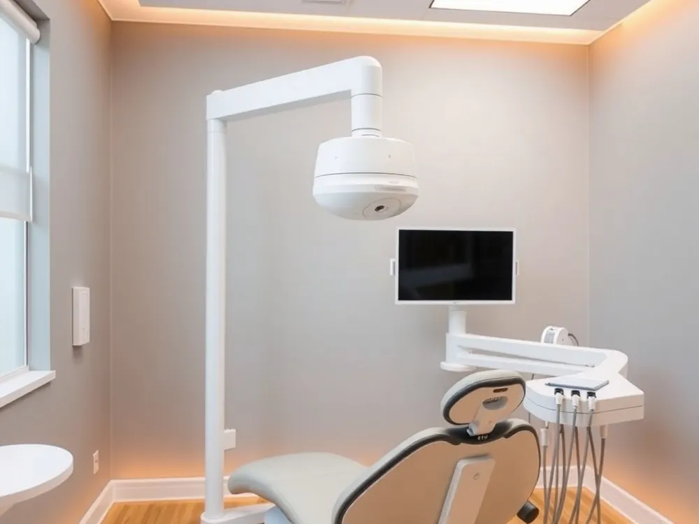 Digital radiography reduces radiation exposure by up to 90% compared to traditional film while providing instant image capture and enhanced diagnostic capabilities.