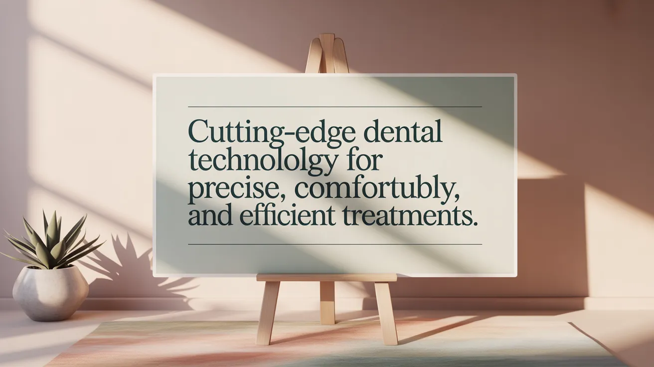 Cutting-edge dental technology for precise, comfortable, and efficient treatments.