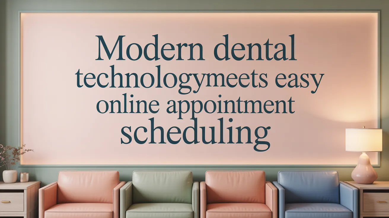 Modern Dental Technology Meets Easy Online Appointment Scheduling