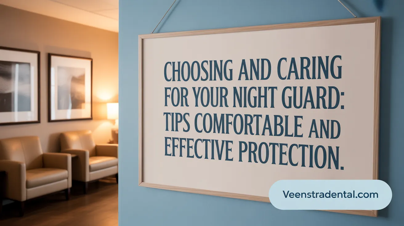 Choosing and Caring for Your Night Guard: Tips for Long-lasting Protection