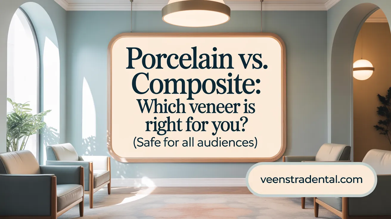 Porcelain vs. Composite: Which Veneer Is Right for You?