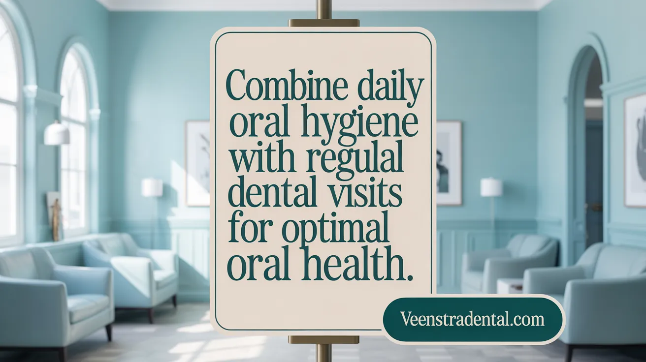 Combine Daily Oral Hygiene with Regular Dental Visits for Optimal Oral Health