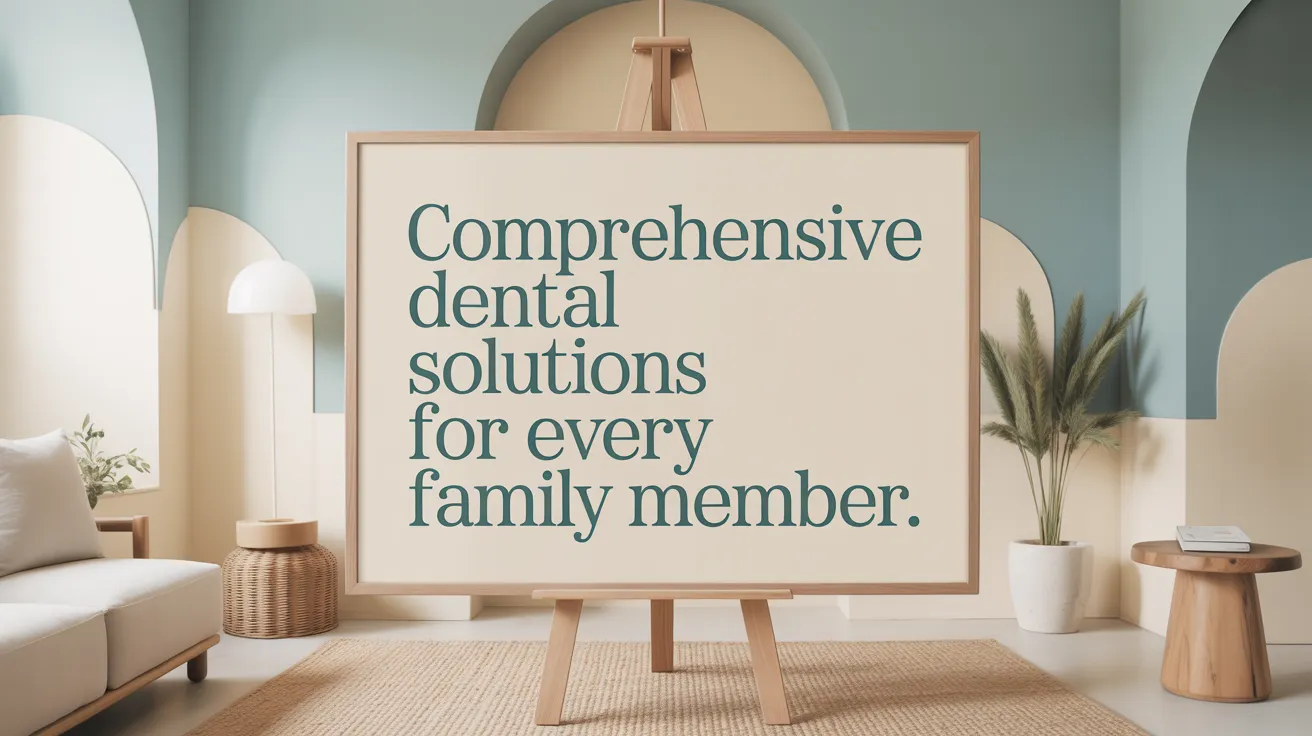 Comprehensive dental solutions for every family member.